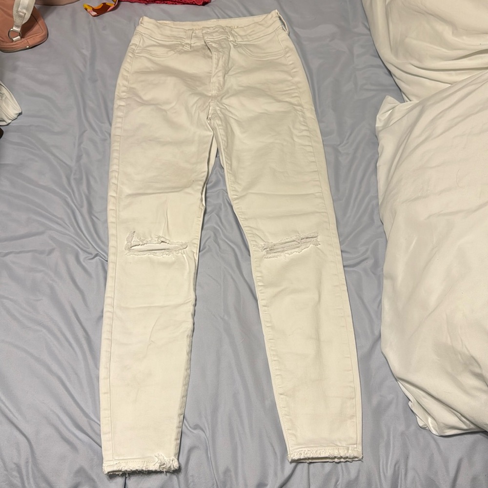 American Eagle White Jeans